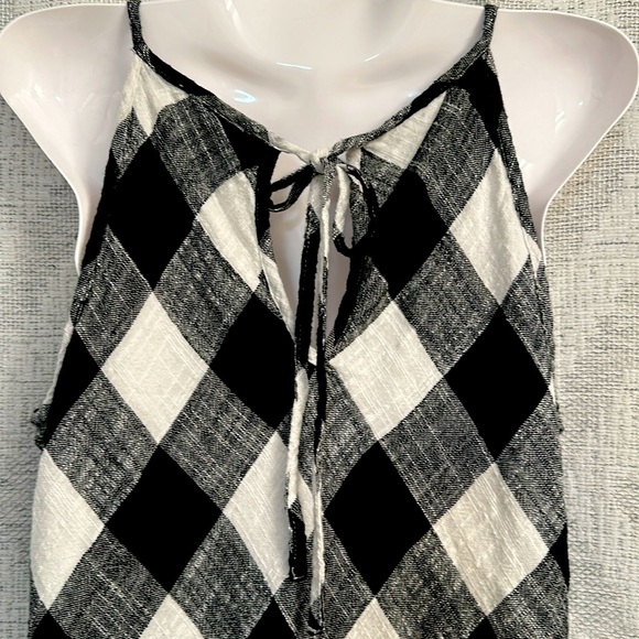 Philosophy black & white cross pattern with full lining - Picture 3 of 7